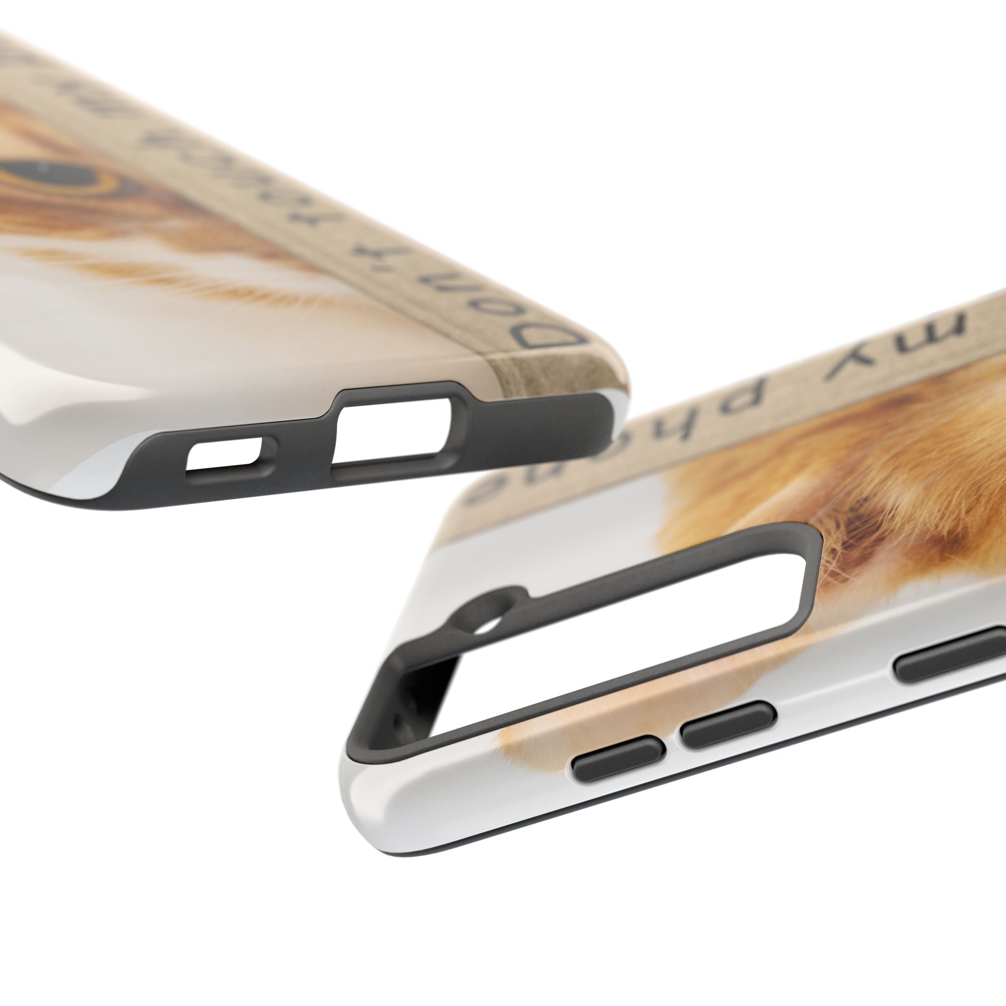 Don't Touch My Phone Cat Tough Phone Case — Cute Protective iPhone Cover