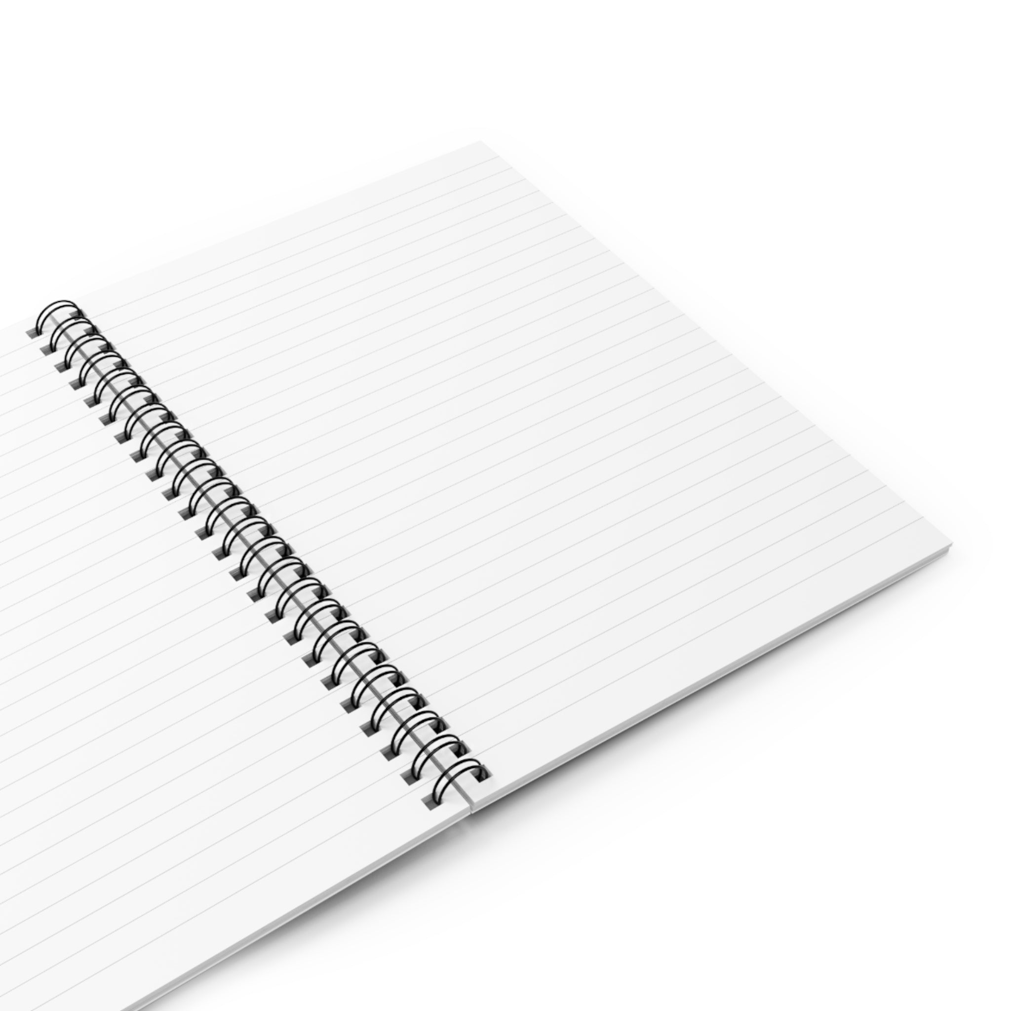 Cute Girl Personalized Spiral Notebook — Custom Name Ruled Journal for School & Gifts