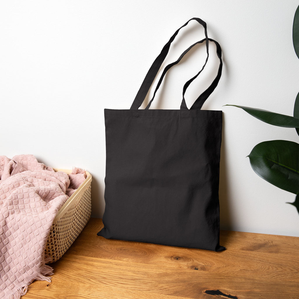 Never Give Up Tote Bag — Cute Motivational Canvas Tote for Women