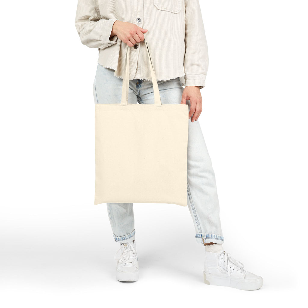 Never Give Up Tote Bag — Cute Motivational Canvas Tote for Women